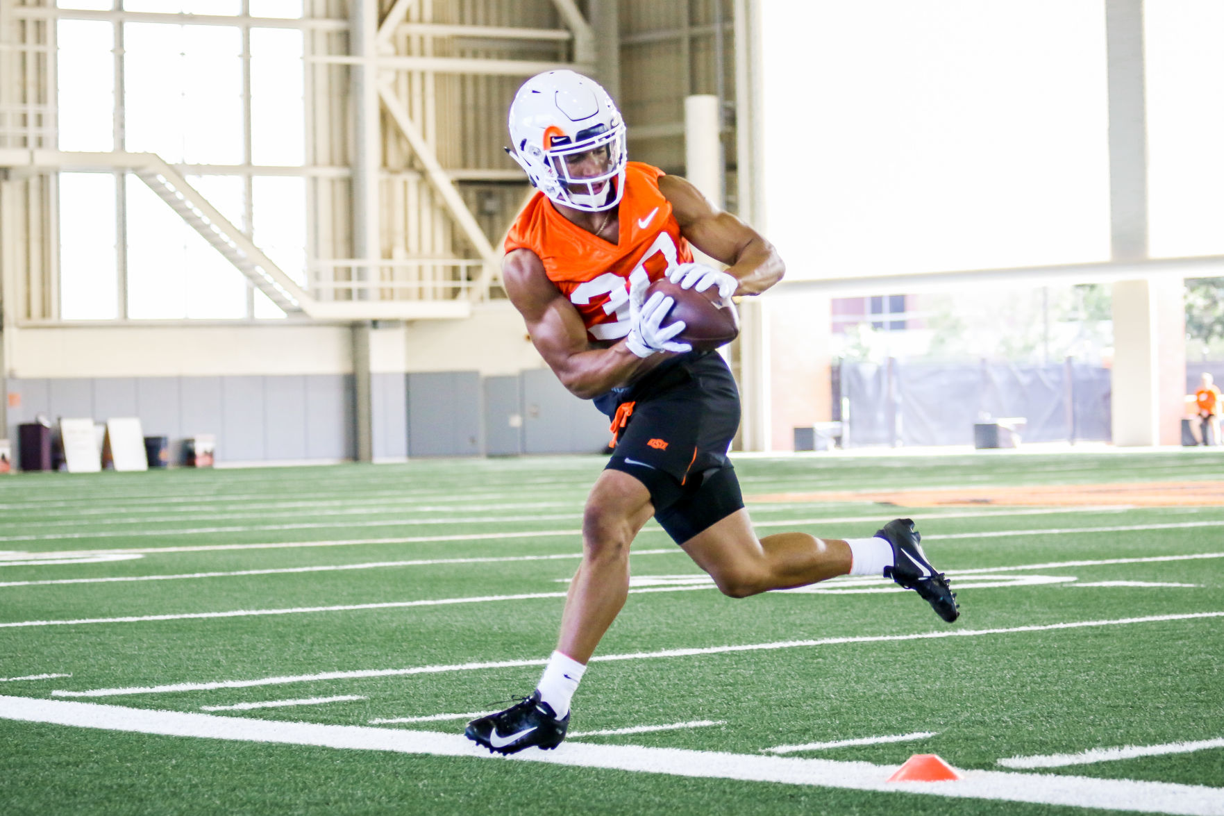 Chuba Hubbard in 2019